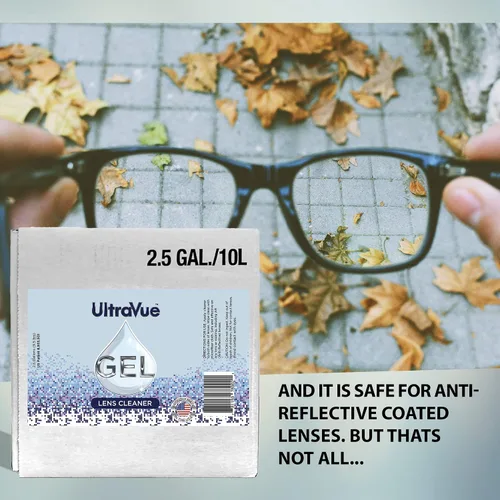 Miniatura 5 de Limpiador de lentes de gel – Recarga de lentes de ojos Gel Cubitainer – Seguro para todas las lentes (revestimiento AR incluido), anteojos