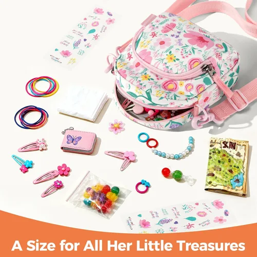 Miniatura 4 de Choco Mocha Bolso cruzado para niñas pequeñas de 4-6, 6-8, bolso cruzado para niños, bolso cruzado para niños de 2, 3, 4 años