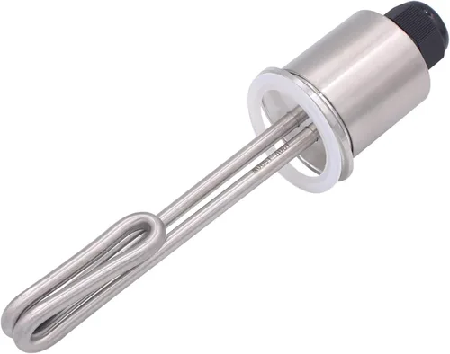 Miniatura 10 de DERNORD Calentador de agua eléctrico de 2 pulgadas (OD64) Tri-clamp 120V 1650W Foldback Elemento de calefacción con baja densidad de vatios