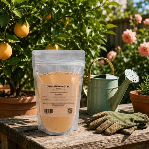 Miniatura 9 de Greenway Biotech, Inc. Hierro quelado DTPA 11% – para suelos alcalinos (pH 4.0-7.5) – Fertilizante 100% soluble en agua para cítricos, césped e