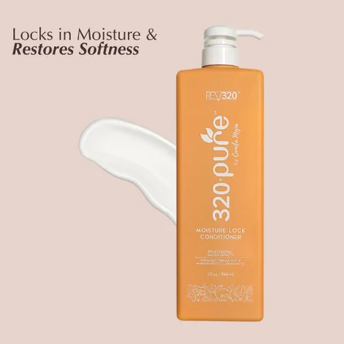 Miniatura 2 de 320Pure - Acondicionador de bloqueo de humedad de 32 onzas, acondicionador hidratante para el cabello para mujeres y hombres, sin sulfatos, fórmula