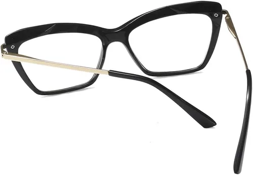 Miniatura 3 de Gafas de lectura de ojo de gato para mujer, marco de gafas de cristal de moda