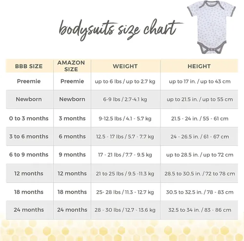 Miniatura 3 de A-Bee-C Long Sleeve Organic Baby Bodysuits 3 Pack