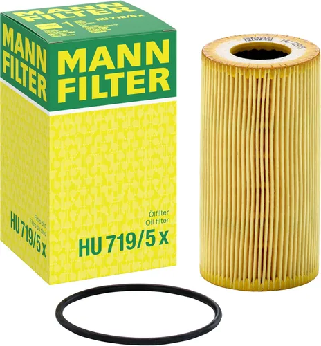 Mann Filter HU 719/5 x Filtro de aceite de cartucho de repuesto compatible con Porsche 911 Carrera (1999-2008), 911 Carrera 4 (1999-2008), 911