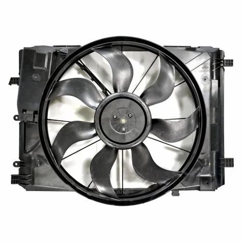 Para Mercedes-Benz CLA250 2014 15 16 17 18 2019 doble radiador y condensador ventilador | w/FCM | Reemplazo para MB3115146 | 246 500 00 64