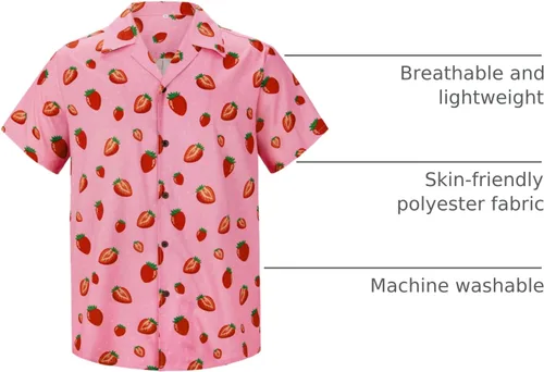 Miniatura 37 de Camisa hawaiana para hombre, con estampado floral, cómoda, con botones, casual, manga corta, ropa de playa para hombre