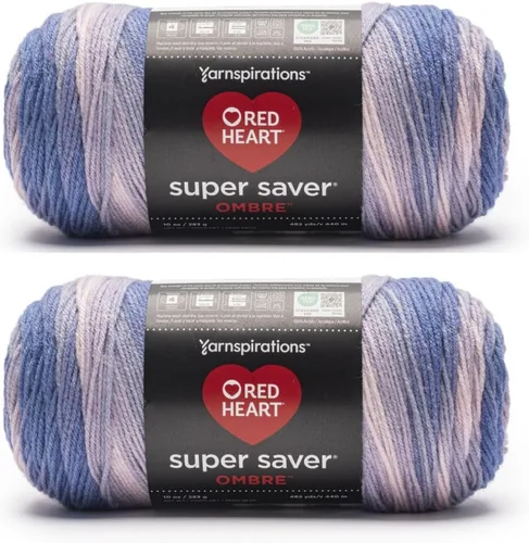 Miniatura 12 de Red Heart Hilo Super Saver, paquete de 3, estampado artístico, 3 unidades Estampado De Artista