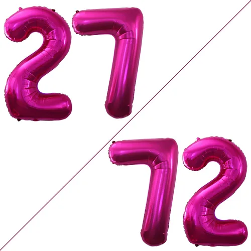 Miniatura 243 de Goer, conjunto de globos de papel aluminio para decoraciones de cumpleaños, globos de las letras de feliz cumpleaños y de números Oro