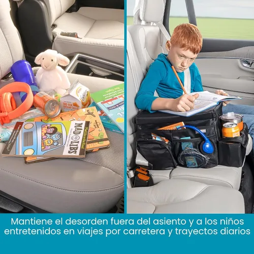Miniatura 7 de High Road CarHop Organizador de Asiento Trasero para Niños y Organizador de Asiento de Pasajero para Adultos - Enfriador de Asiento de Carro