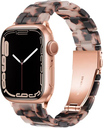 Miniatura 29 de Bandas para Apple Watch Light House - Correas de resina ligera de moda para iWatch para mujeres y hombres 38mm/40mm/41mm/42mm (Series 11 10)