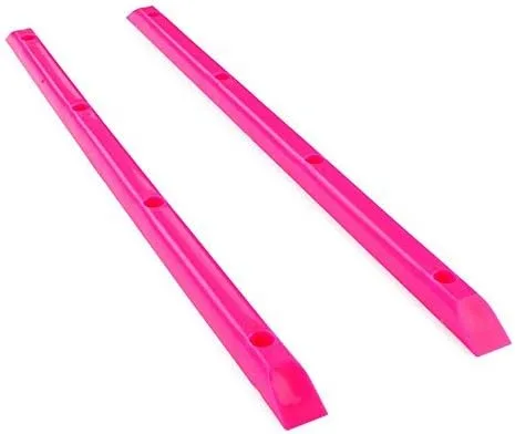 Miniatura 2 de Yocaher Patineta/Longboard Rails Costillas Huesos 14.5" Colores Azul Brillante y Neón Azul (Glow Blue)