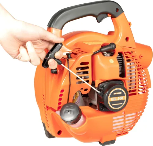 Miniatura 7 de Soplador de gas de mano, soplador de hojas a gas de 2 tiempos, barredora de césped de gasolina de 750 W y 25.4 cc para cuidado del césped, soplado