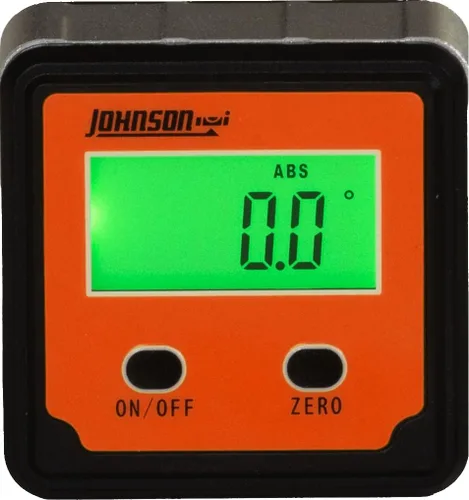 Miniatura 9 de Johnson Level & Tool 1886-0000 Localizador de Ángulo Magnético Digital con 2 Botones, Naranja, 1 Localizador