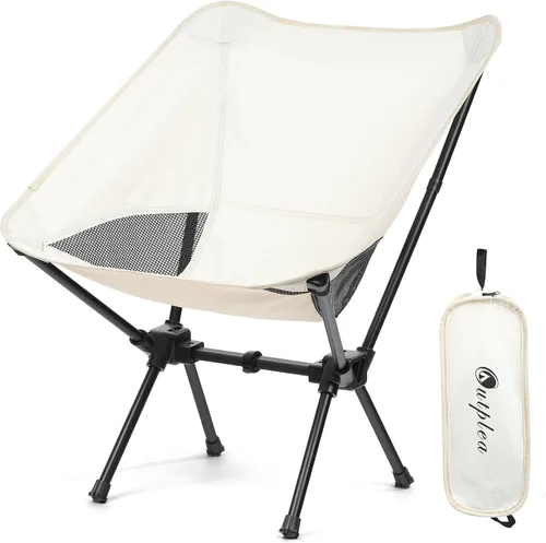 Miniatura 10 de Silla de camping portátil plegable, silla de senderismo ligera y compacta, silla de playa para adultos, azul