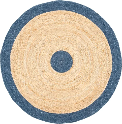 Miniatura 18 de SAFAVIEH Braided Collection BRD910B - Alfombra redonda de yute reversible de 3 pies, color beige y natural, hecha a mano
