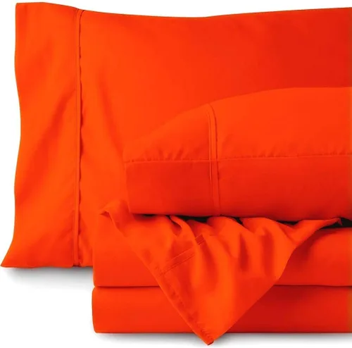 Miniatura 20 de 500TC Hoja de Super Calidad Ropa De Cama fija 100% algodón egipcio 4pc Set 24" pulgadas bolsillo extra profundo