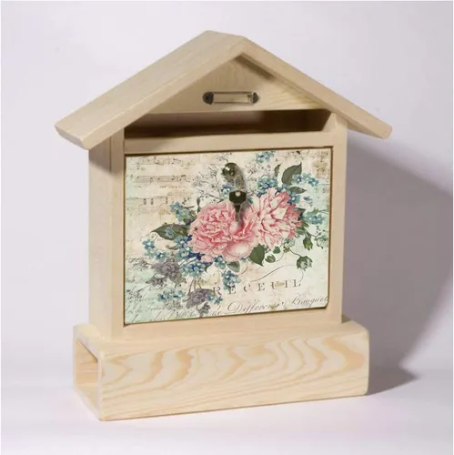 Miniatura 5 de CrafTreat Fondo francés y papel de decoupage de fantasía floral A4