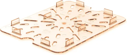 Carlisle FoodService Products Estante de drenaje para bandeja de alimentos de alto calor de tamaño medio, drenaje para contenedor de almacenamiento,