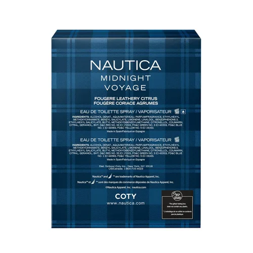 Miniatura 7 de Nautica Midnight Voyage Eau de Toilette para hombre, 1.6 Fl Oz