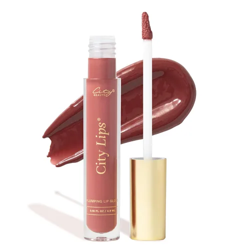 Miniatura 10 de City Beauty City Lips Plumping Lip Gloss - Brillo de alto brillo para labios más completos y de aspecto más joven Tratamiento labial hidratante