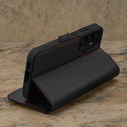 Miniatura 3 de TORRO Funda compatible con Samsung Galaxy S24 5G – Funda de piel premium tipo cartera con función atril y ranuras para tarjetas