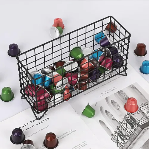 Miniatura 3 de ELLDOO Soporte para cápsulas de café, organizador de cápsulas de café de gran capacidad para cápsulas K Cup Keuring Espresso Cápsula de café, cesta