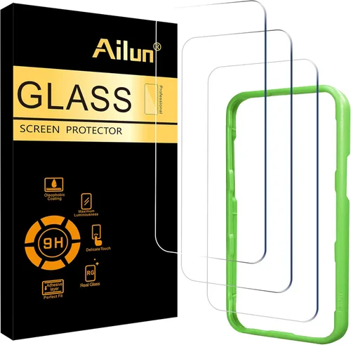 Miniatura 8 de Ailun Protector de pantalla para iPhone 14 Plus/iPhone 13 Pro Max [pantalla de 6.7 pulgadas], 3 unidades de vidrio templado compatible con fundas