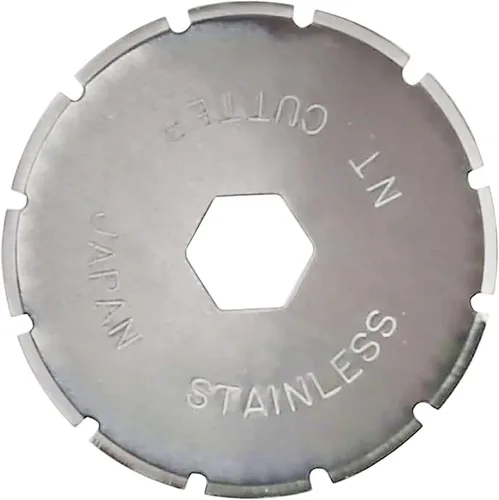 NT Cutter Cuchillas perforadoras rotativas de 1.102 in para cortador rotativo, 2 cuchillas/paquete, 1 paquete (BS-28P)