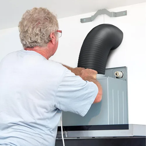 Miniatura 10 de iPower Manguera de ventilación flexible de conducto de aluminio de 3 pulgadas y 8 pies con protección de 4 capas para secadora para calefacción