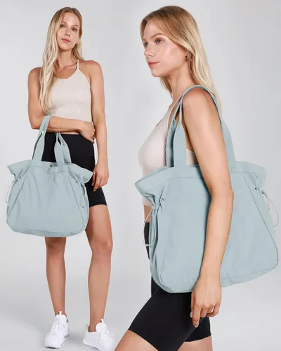 Miniatura 2 de ASLABCREW Bolsa de mano para mujer, 18L con cincha lateral con correa ajustablebolsa de mano extra, bolsa de hombro ligera