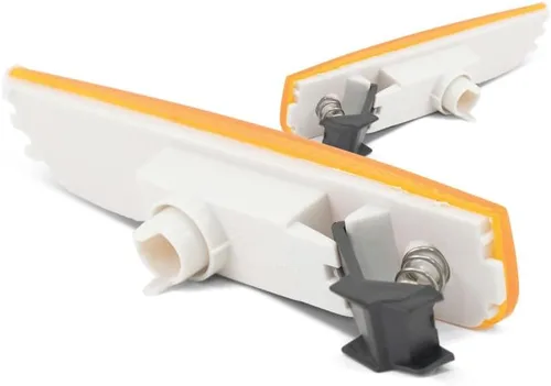 Miniatura 6 de Para Volkswagen Passat - Luz de marcador lateral delantera 2001 02 03 04 2005 par lado conductor y pasajero con bombillas VW2550106, VW2551106 3B0