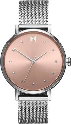 MVMT DOT - Reloj para mujer, 1.417in Correa de malla de acero inoxidable, reloj analógico minimalista