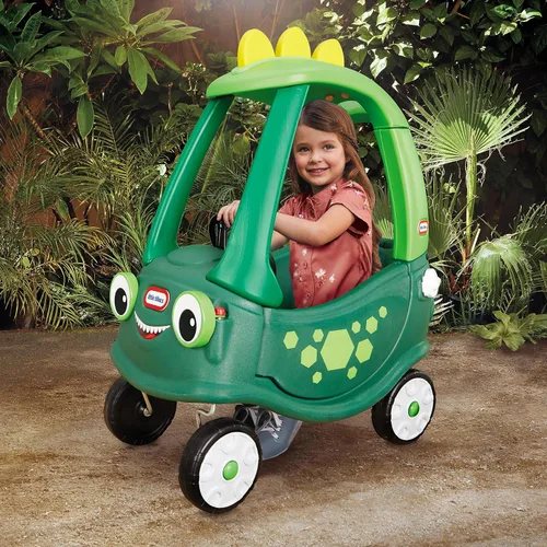 Miniatura 8 de Little Tikes Cozy Coupe Dinosaur - Exclusivo de Amazon, grande, verde