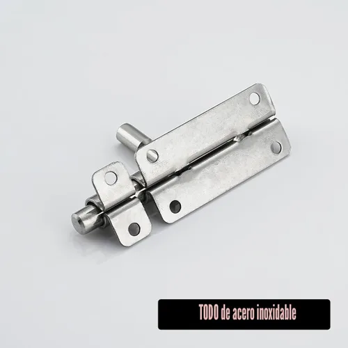 Miniatura 6 de JQK Cierre de puerta con perno de barril, perno deslizante de puerta de 10,2 cm, acero inoxidable 304, cierres de puerta de seguridad con espesor