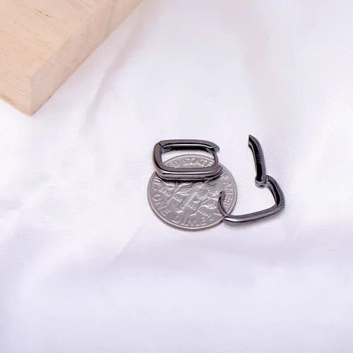 Miniatura 19 de Joseph Brothers Tiny Hoop Sterling Silver Huggie Earrings for Women