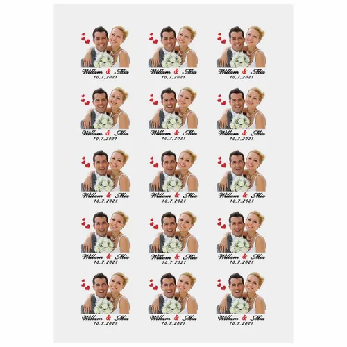 Miniatura 14 de YesCustom Tatuajes temporales personalizados con nombre, corazones de amor, tatuaje de cara falsa personalizada con foto para mujeres y hombres