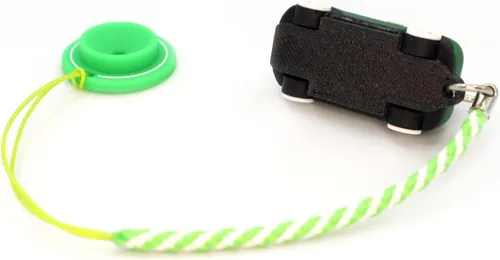 Miniatura 2 de 3D OM Percha para camisetas de golf, mini silicona con anillo guía, elegante y adorable (verde)