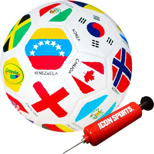 Miniatura 30 de Crayola Balón de fútbol oficial - Unisex Niños - CRAY302BL Zoo Animal Talla 5