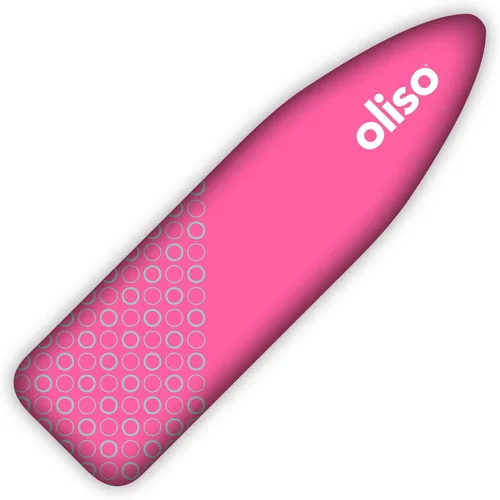 Miniatura 14 de oliso Funda para tabla de planchar – 100% algodón con almohadilla de fieltro profesional, se adapta a tablas estándar de 54 x 15 pulgadas – Ajuste