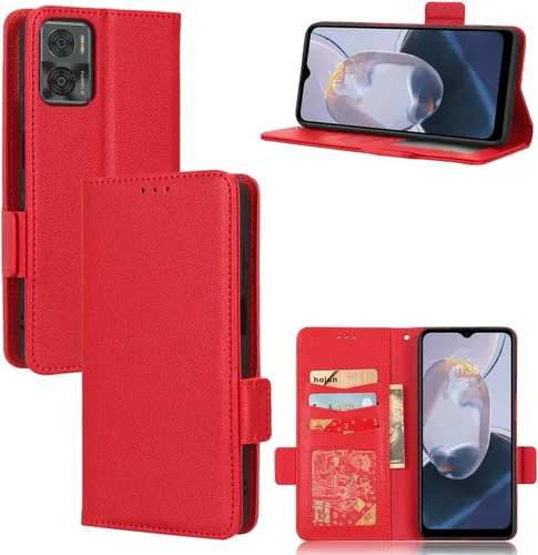 Miniatura 257 de Funda de piel sintética compatible con Motorola Moto E22 4G, funda de piel sintética compatible con Motorola Moto E22i 4G, color negro