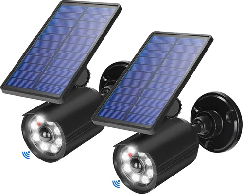 Miniatura 9 de Luces solares con sensor de movimiento al aire libre 2000LM, luces de seguridad de inundación IP67, luces puntuales impermeables para patio, garaje