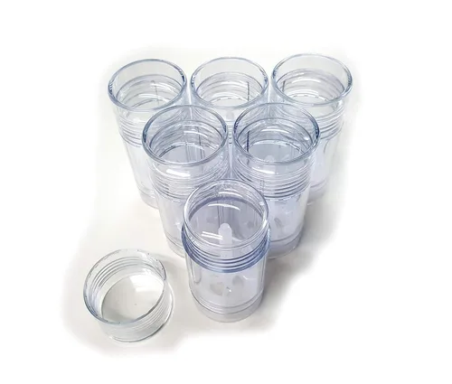 Miniatura 9 de Recipientes desodorantes vacíos – Twist-up, reutilizables, reciclables, tubos desodorantes vacíos para bricolaje, relleno inferior de 2.0 onzas Mate
