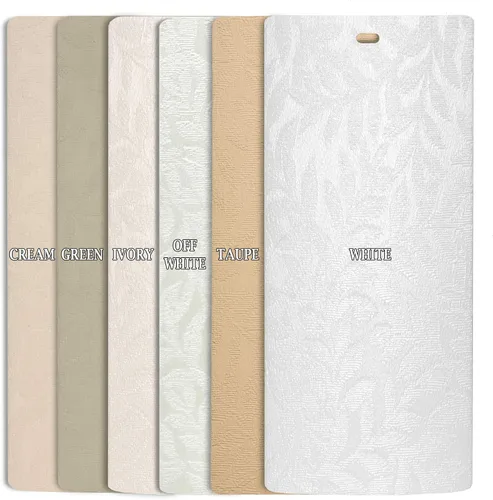 Miniatura 5 de DALIX Rainforest Cream - Láminas verticales con textura ciega (46.5 unidades, 5 unidades)