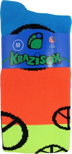Miniatura 2 de TCK Calcetines OTC con estampado divertido de arcoíris neón