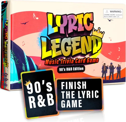 Miniatura 10 de Lyric Legend 2000s Hip-Hop y Rap Music Trivia - Juegos para adultos para noche de juegos - Bueno para grupos - Juego de fiesta de terminar la letra