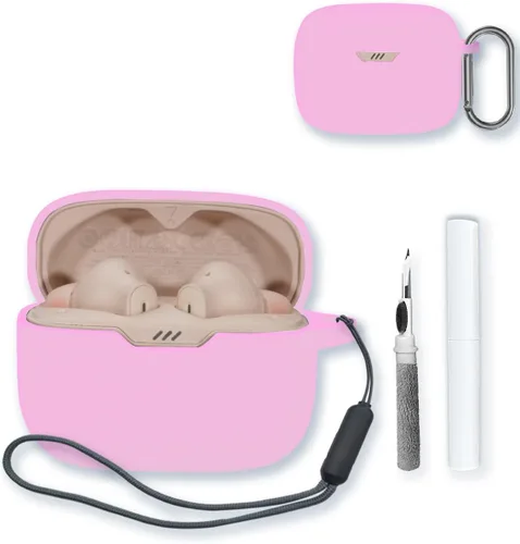 Miniatura 13 de Funda para JBL Tune 230NC TWS - Auriculares intrauditivos inalámbricos verdaderos, protección suave, funda de silicona con llavero, kit de limpieza