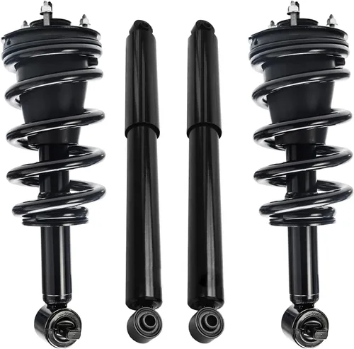 Miniatura 47 de Detroit Axle - Amortiguadores de puntales para Nissan Sentra 2007-2012 [Base S SL SR] Puntales delanteros completos con amortiguadores traseros