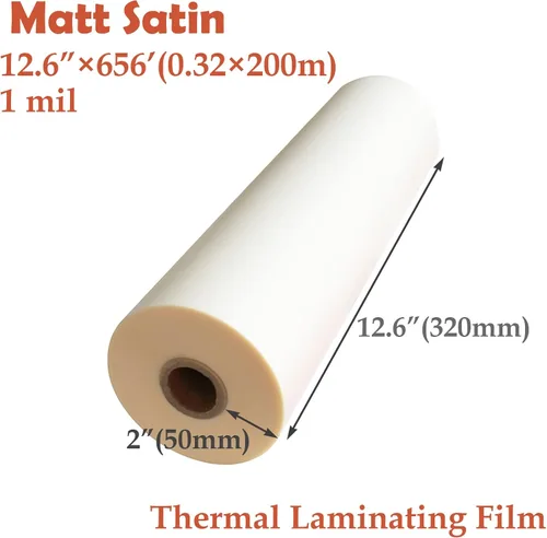 Miniatura 2 de INTSUPERMAI Película de laminación de rollo térmico Película de laminación en caliente para papel y foto Laminación Película de laminación térmica