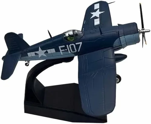 Miniatura 2 de 1/72 Escala WW2 US F4U-1 F4U Corsair Fighter Aircraft Metal Militar Avión Modelo de juguete para colección o regalo