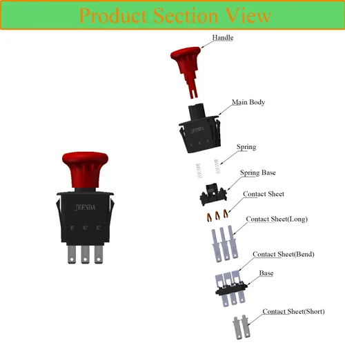 Miniatura 8 de JEENDA Interruptor de toma de fuerza de embrague de hoja 771476 776476 compatible con Hustler Super Z 52 pulgadas, 60 pulgadas, 72 pulgadas